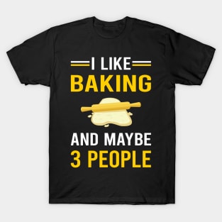 3 People Baking Bake Baker Bakery T-Shirt